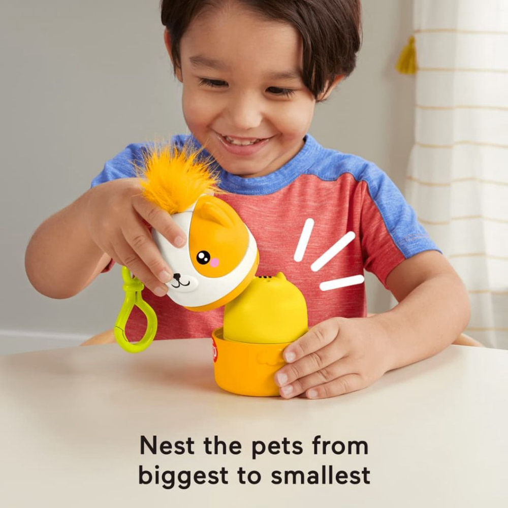 Fisher-Price FP Pets On-The-Go Nesting Pets Stacking Toy For Preschool Kids - Picture 4 of 6